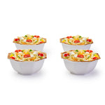 Bamboo Trim Soup/Dipping Bowls (Set of 2)