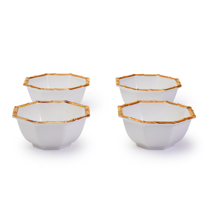 Bamboo Trim Soup/Dipping Bowls (Set of 2)