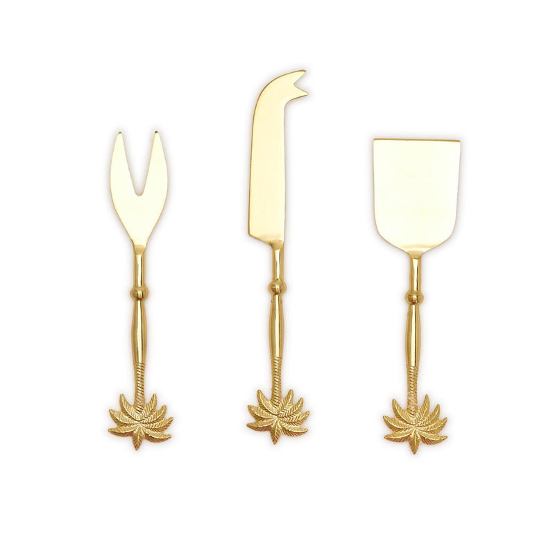 Palm Tree Cheese Knives (Set of 3)