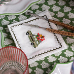 Green Wagon Cocktail Napkins (Set of 6)