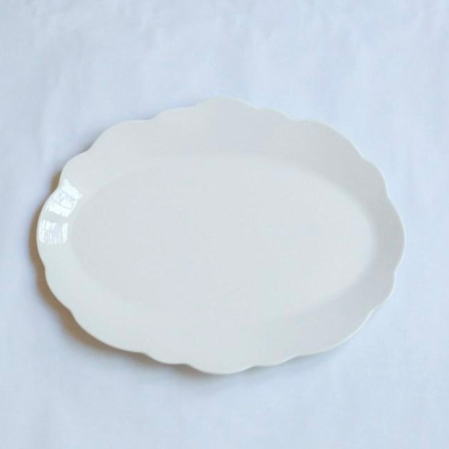 Scalloped Serving Platter