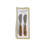 Wicker Weave Spreaders (Set of 2)