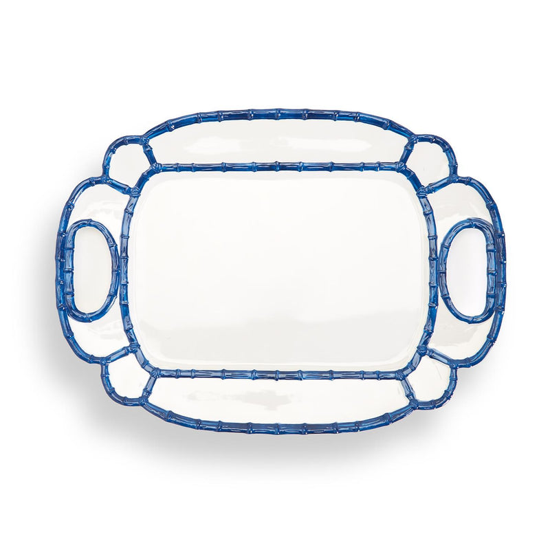 Blue Bamboo Trim Platter