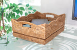 Scalloped Shelf Basket (Brown)