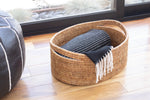 Oval Rattan Basket (Brown)